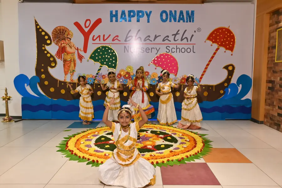 onam celebrations 2024 image - Yuvabharathi Nursery